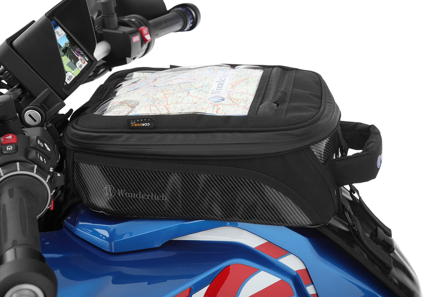 Wunderlich system bracket for tank bag »ELEPHANT« - black