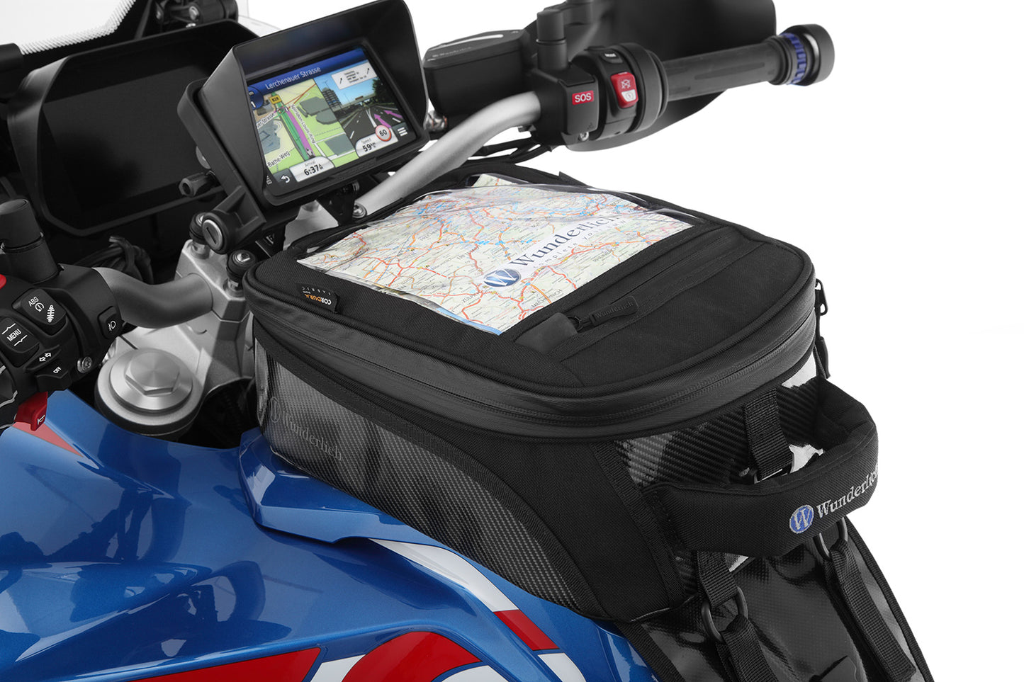 Wunderlich system bracket for tank bag »ELEPHANT« - black