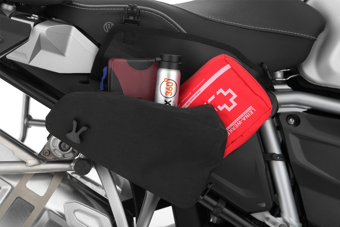 Side bags DRYBAG for frame covers - black
