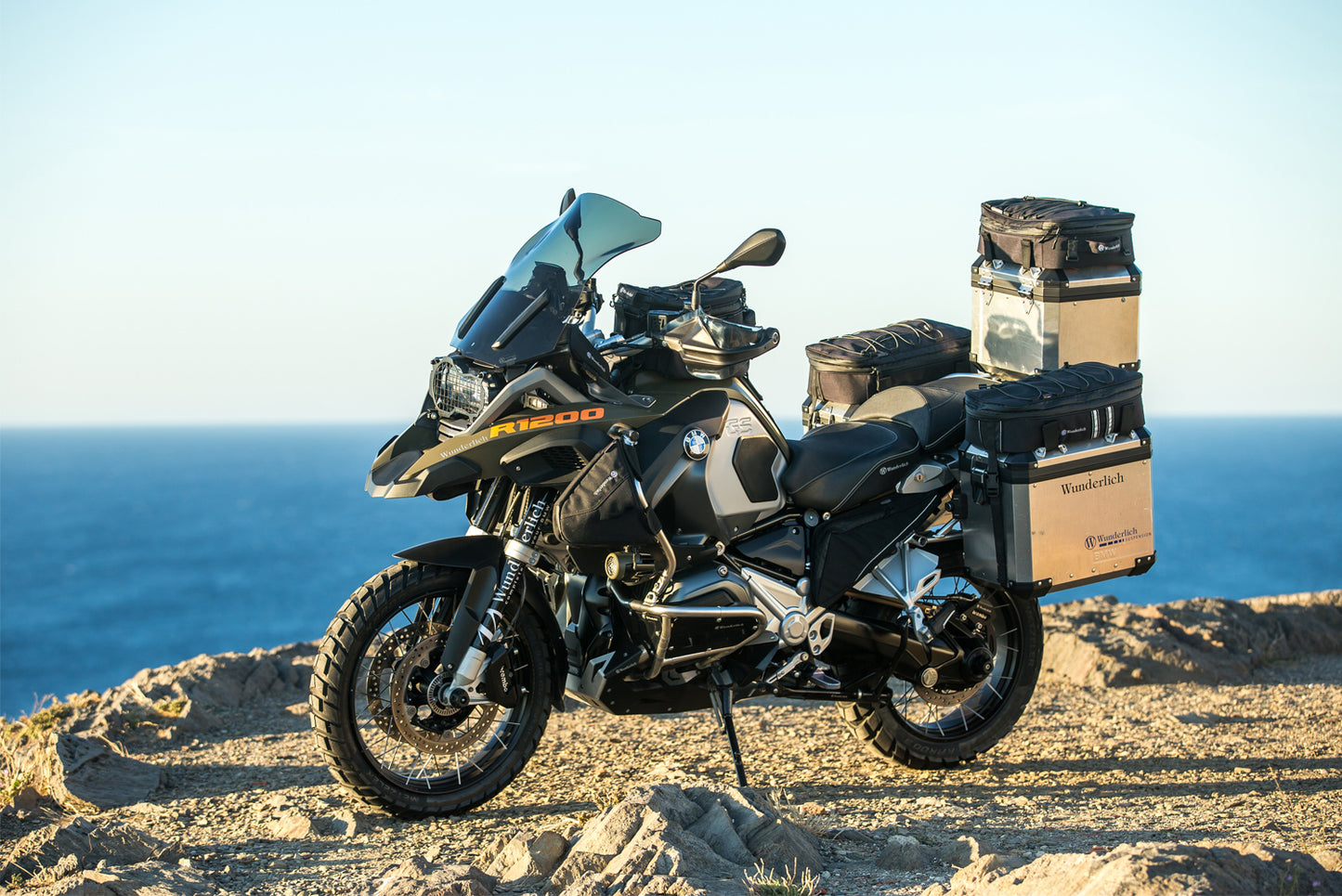 Wunderlich Protection Bar Bags R 1200 GS LC Adventure - left and right - black