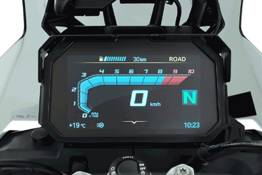 TFT Display Anti-Theft Guard with Glare Shield Mounting Option F 900 GS (2023-) - black