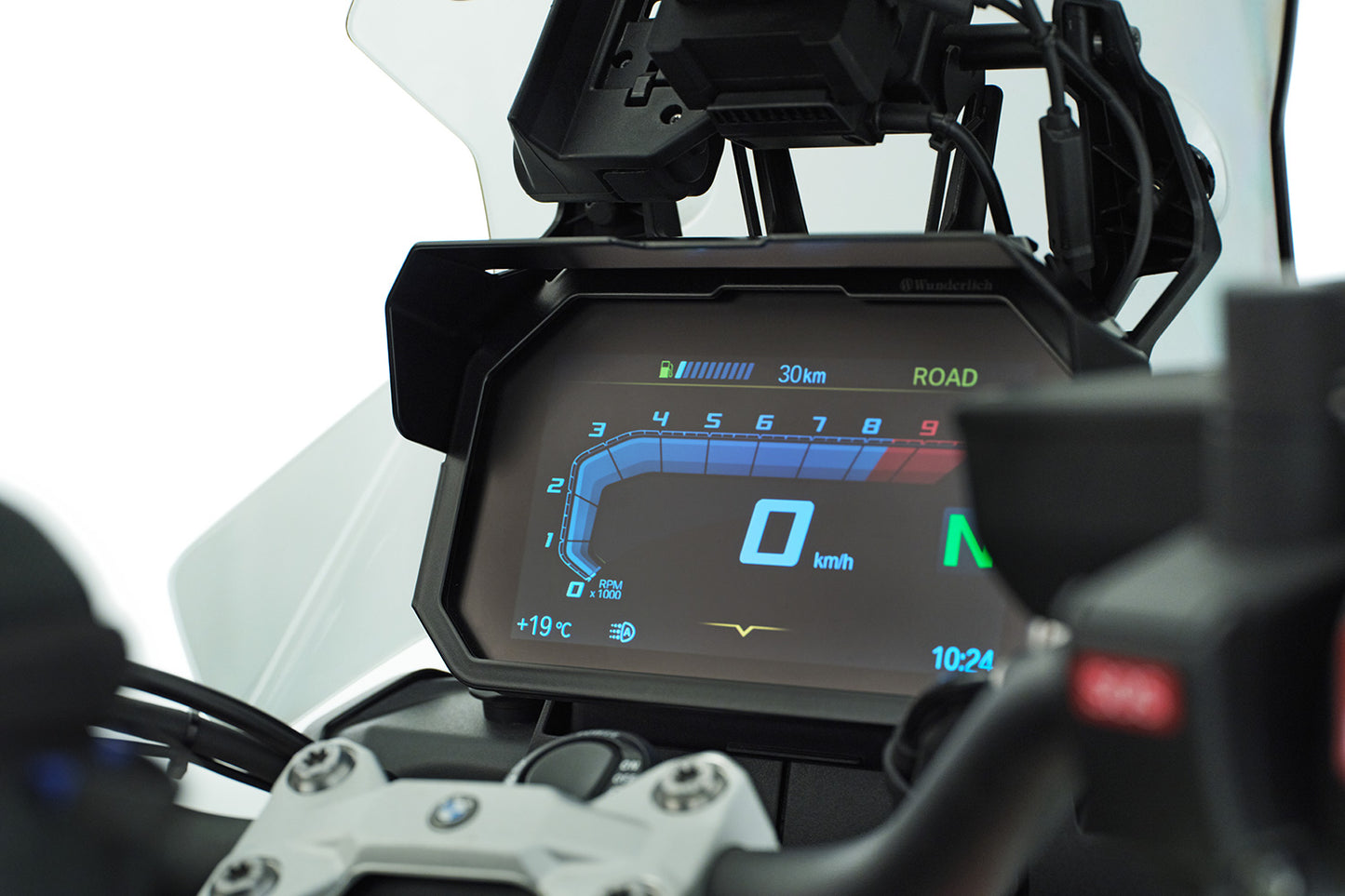 TFT Display Anti-Theft Guard with Glare Shield Mounting Option F 900 GS (2023-) - black