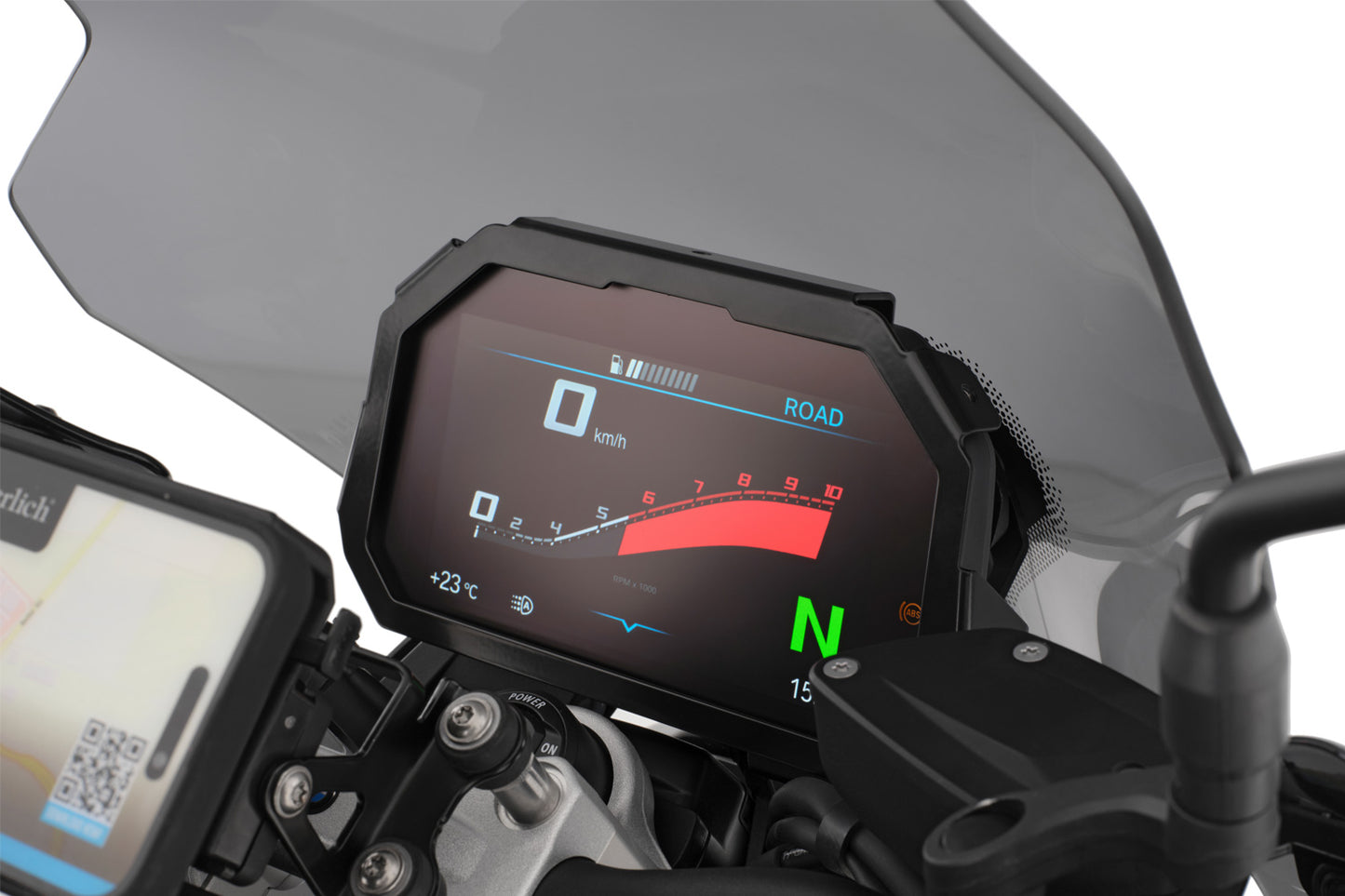 TFT Display Anti-Theft Protection with Sun Visor Preparation F 900 R - black