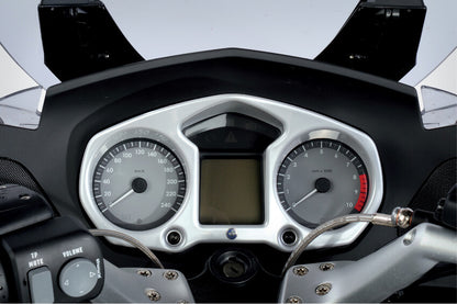 Instrument Surround with Visor - silver