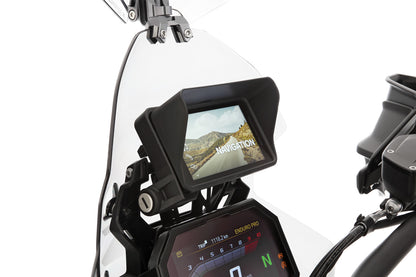 Wunderlich Glare Shield for BMW Navigator ConnectedRide - black