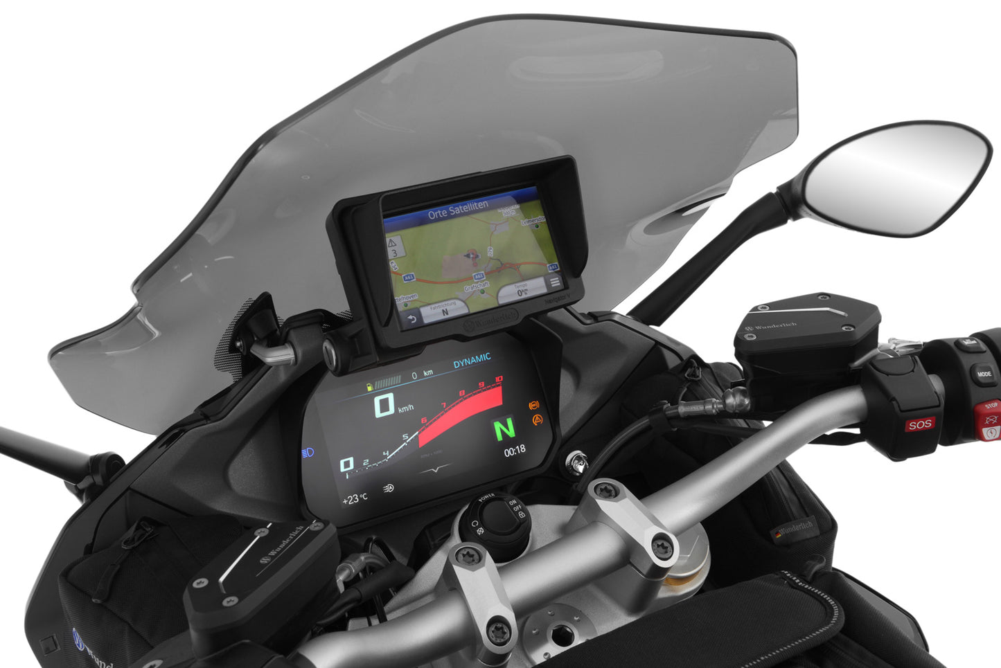 Wunderlich base holder for original Navigator - black