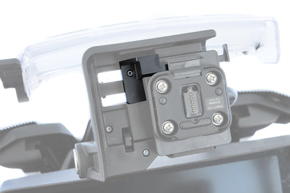Locking mechanism for Garmin zūmo XT2/XT3 on the Plug & Ride adapter - black