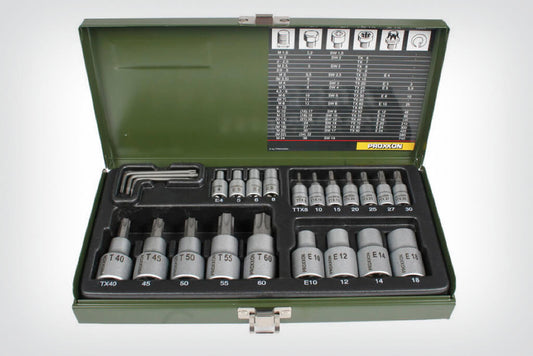 PROXXON Torx socket set 23 pieces