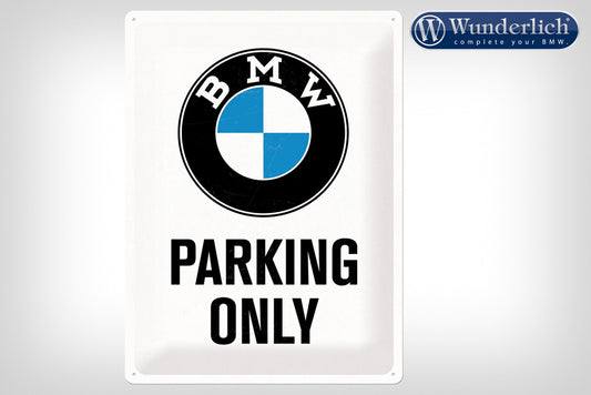 BMW Parking Only metal sign 30 x 40 cm - Nostalgic-Art