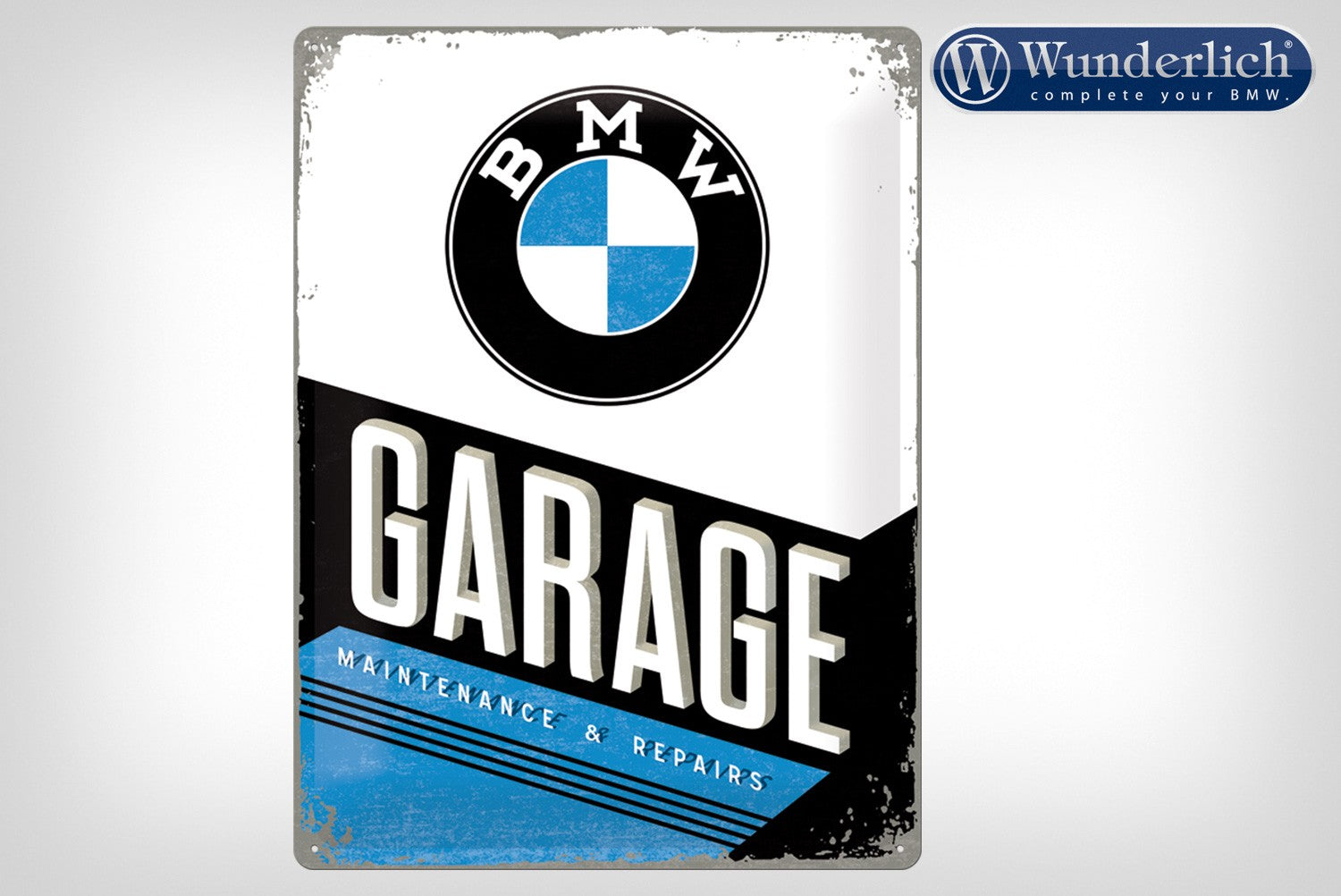 BMW Garage metal sign 30 x 40 cm - Nostalgic Art