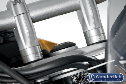 Wunderlich handlebar riser 20mm - silver