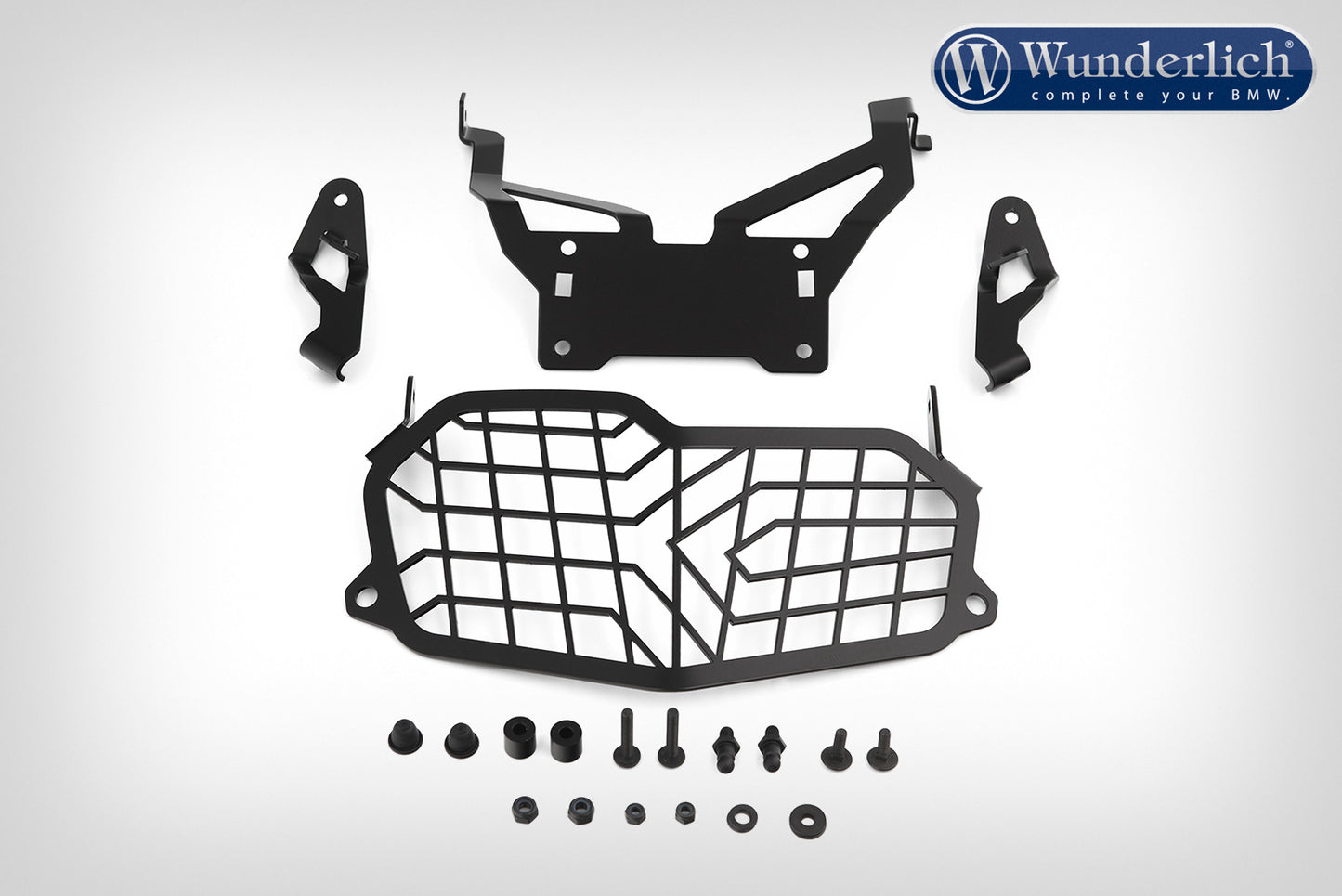 Wunderlich foldable headlight protection grille