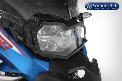 Wunderlich headlight protection grille, foldable, »CLEAR« for F850 GS - black