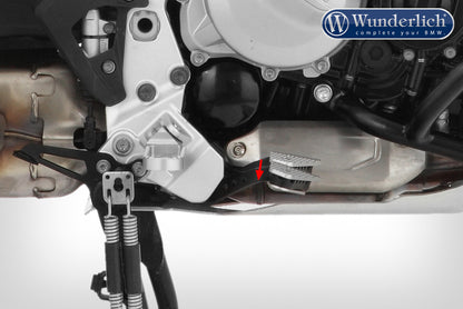 Wunderlich foot brake lever lowering kit - silver