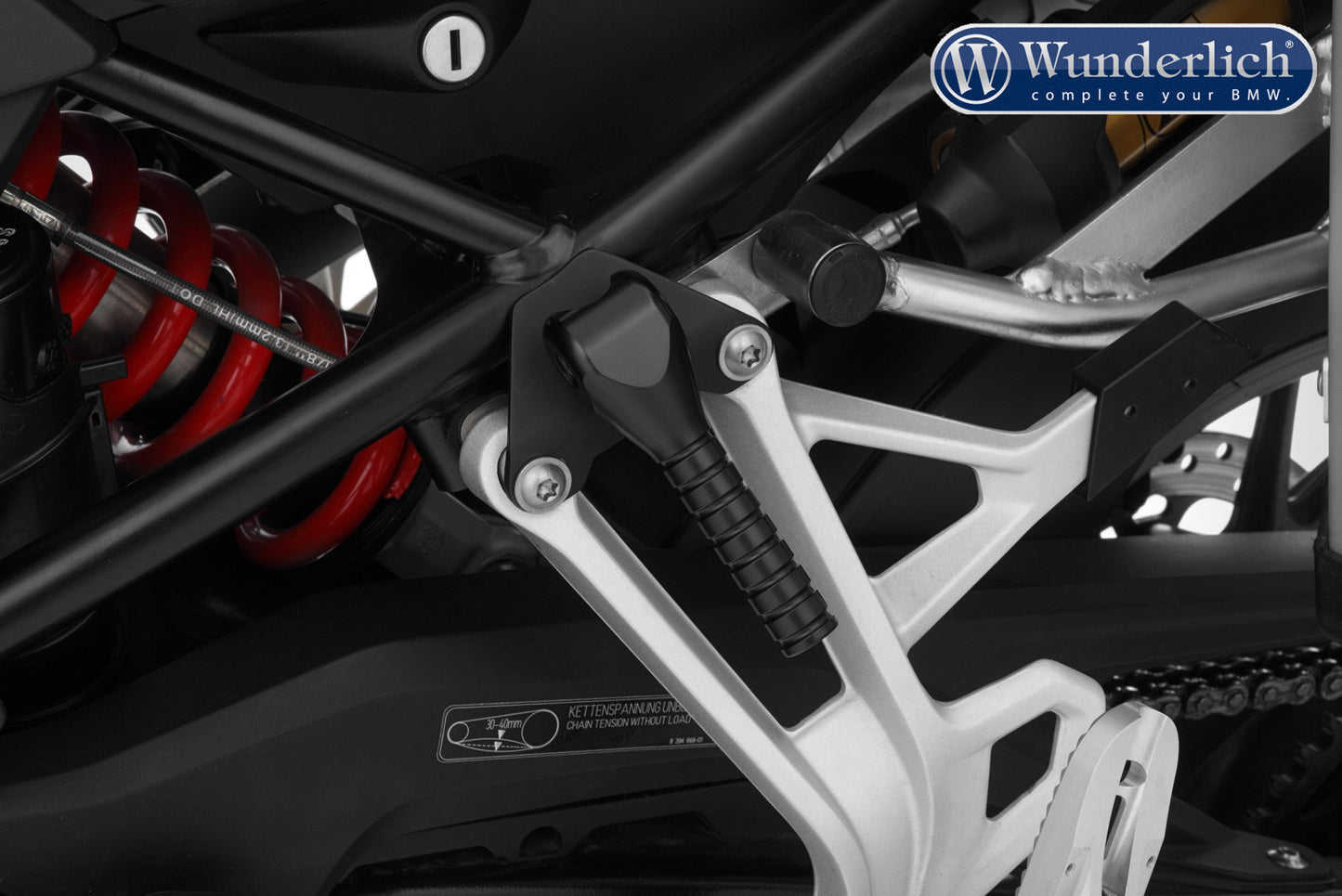 Wunderlich fold-away lifting handle - black