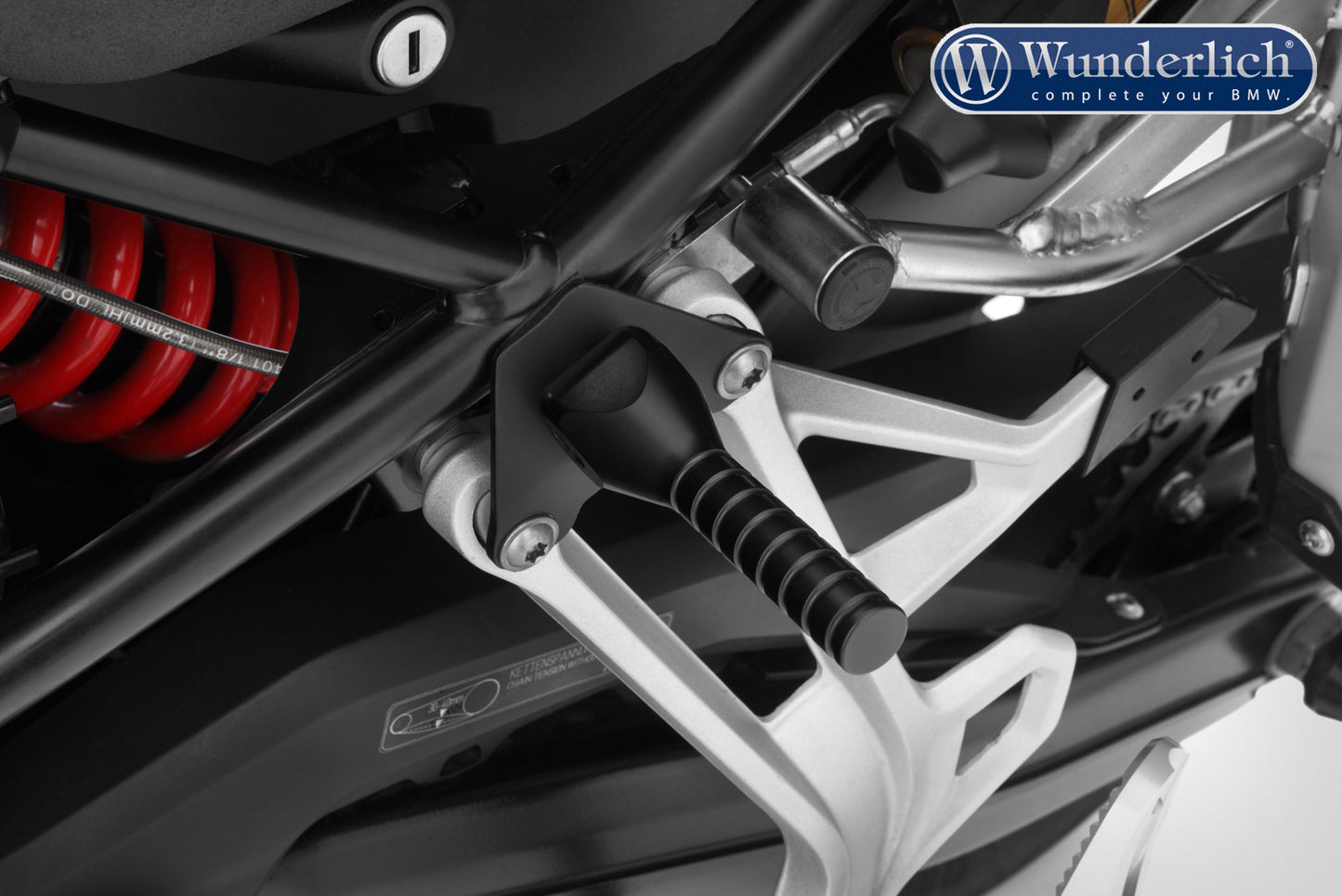 Wunderlich fold-away lifting handle - black