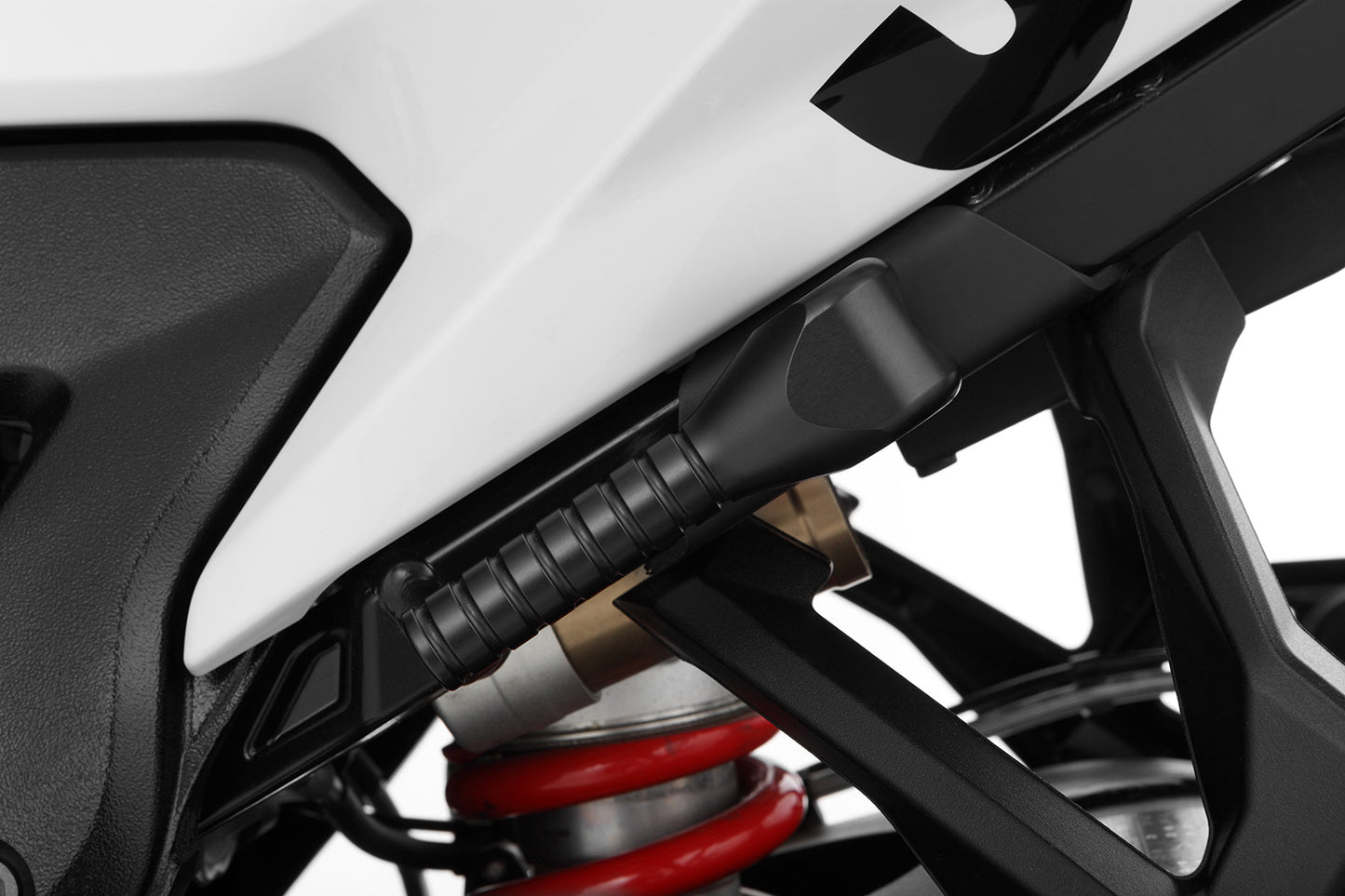 Wunderlich fold-away lifting handle - black