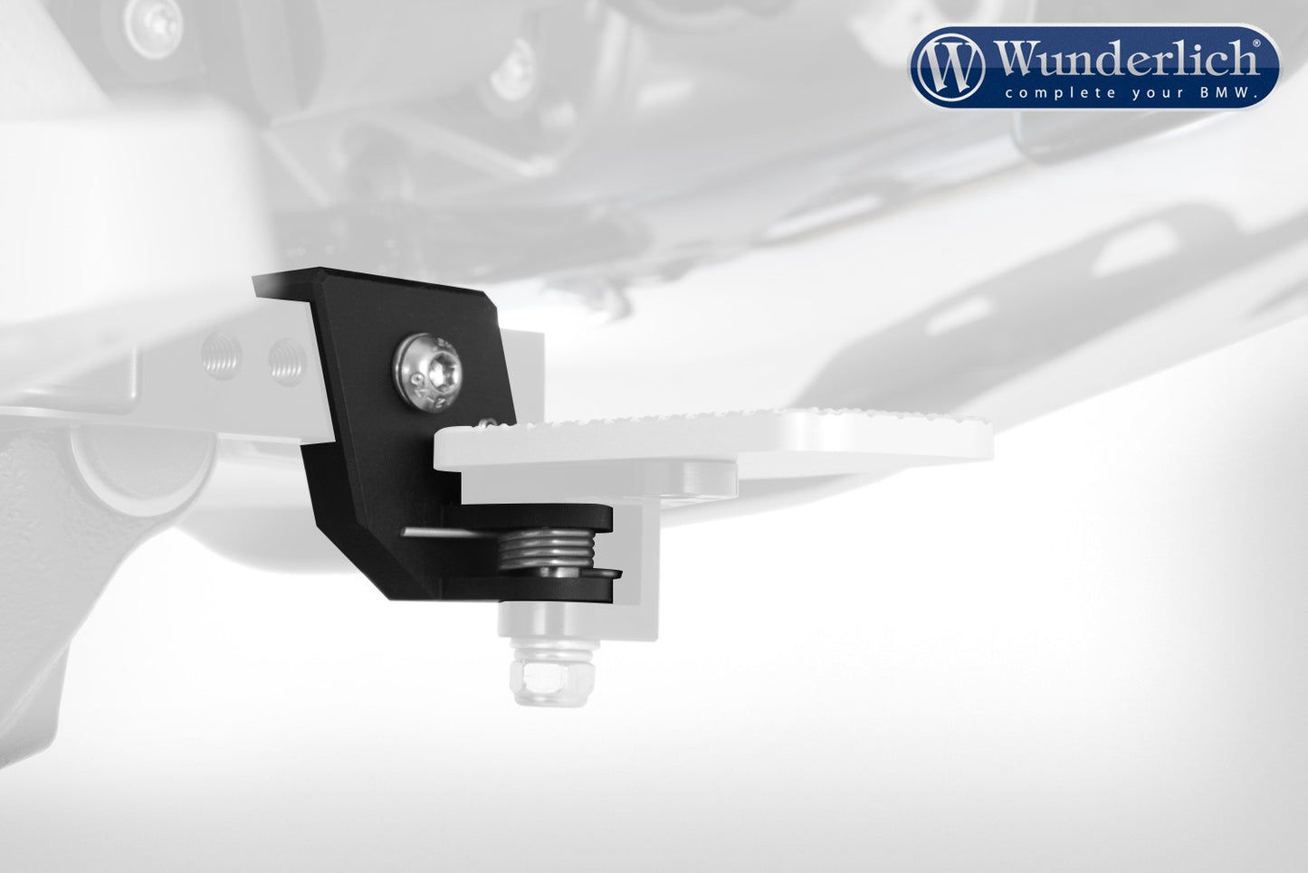 Wunderlich foot brake lever lowering kit - 30mm - black