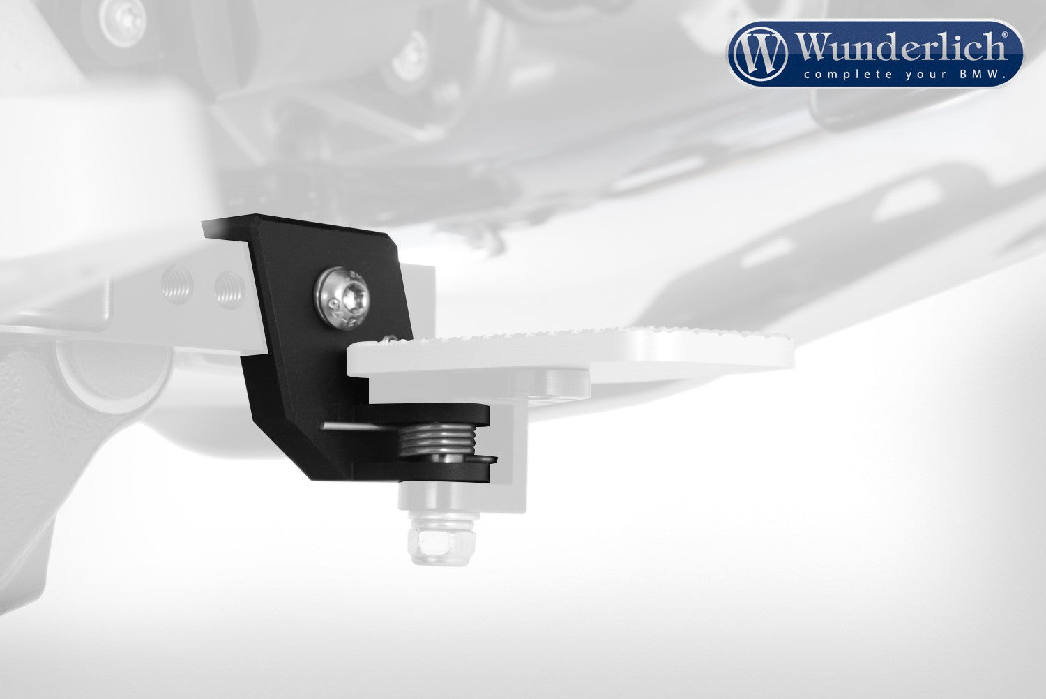 Wunderlich foot brake lever lowering kit - 30mm - black