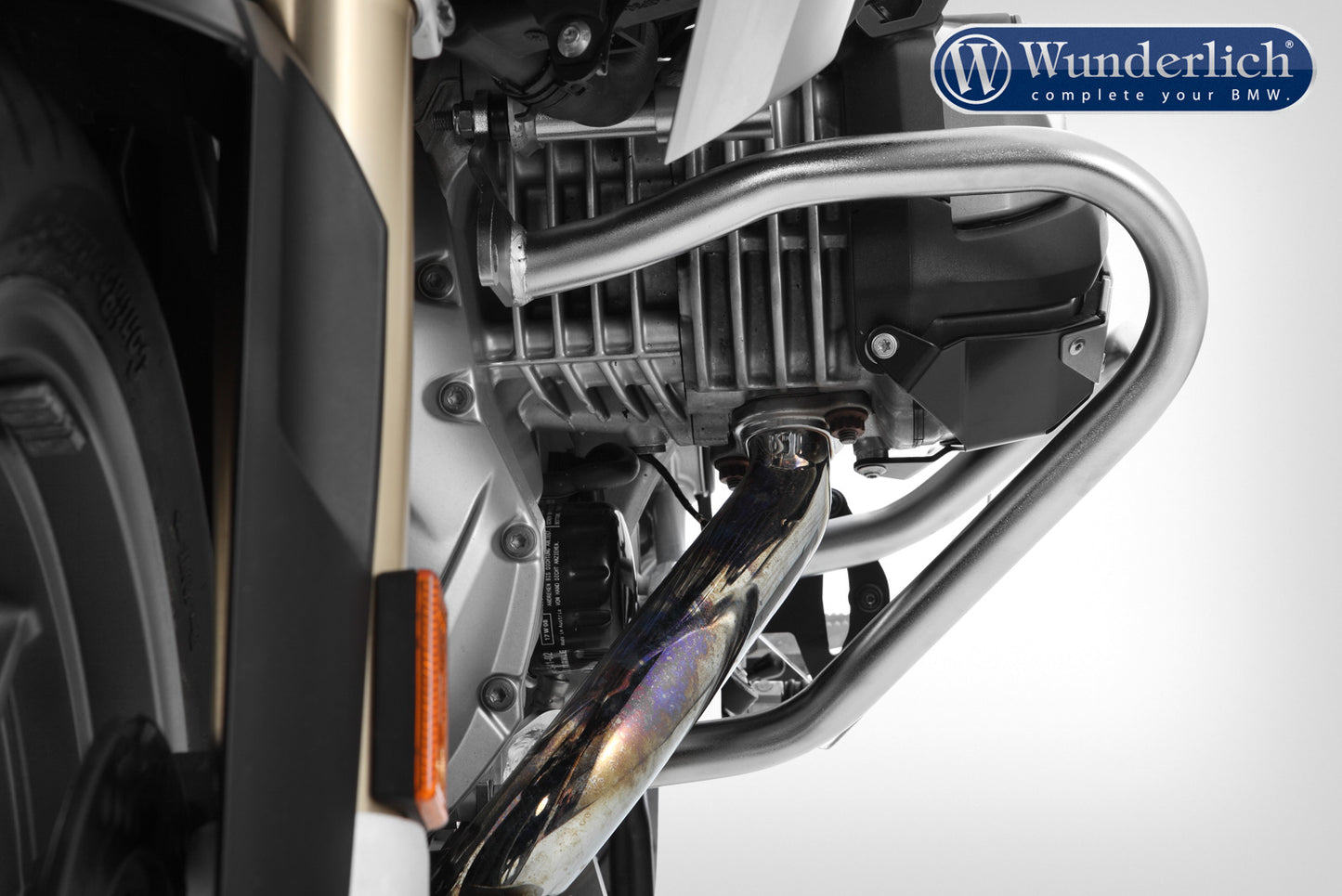 Wunderlich engine protection bar - stainless steel