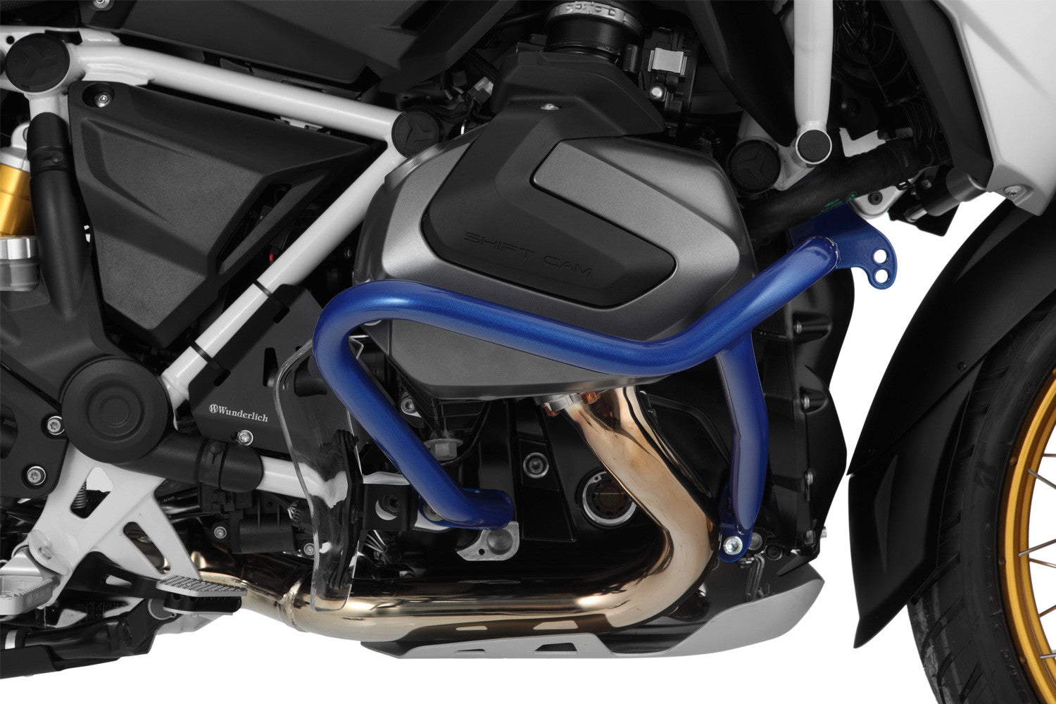 Engine Protection Bar engine protection bar stainless steel - HP blue – Wunderlich Australia