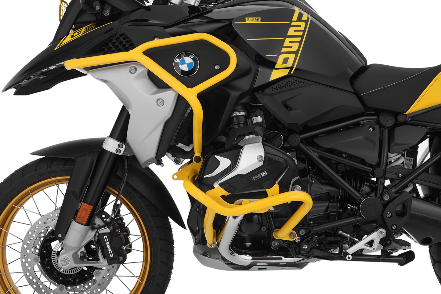 Wunderlich Engine protection bar VA - yellow | Edition 40 Years GS
