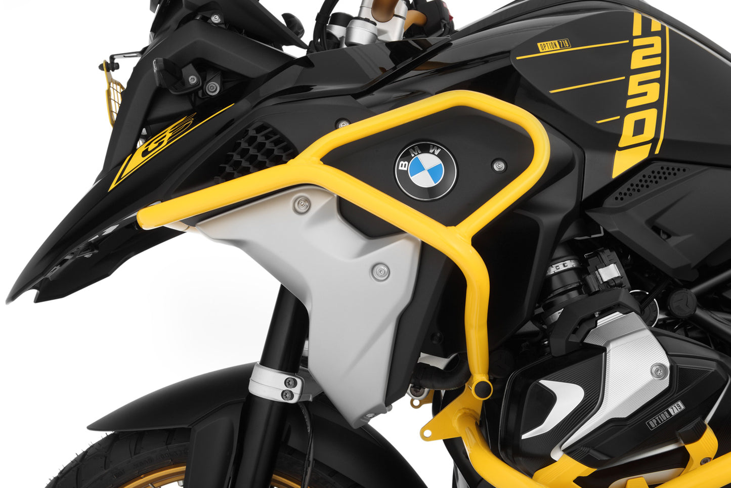 Wunderlich Tank Guard »ADVENTURE STYLE« - yellow | Edition 40 Years GS