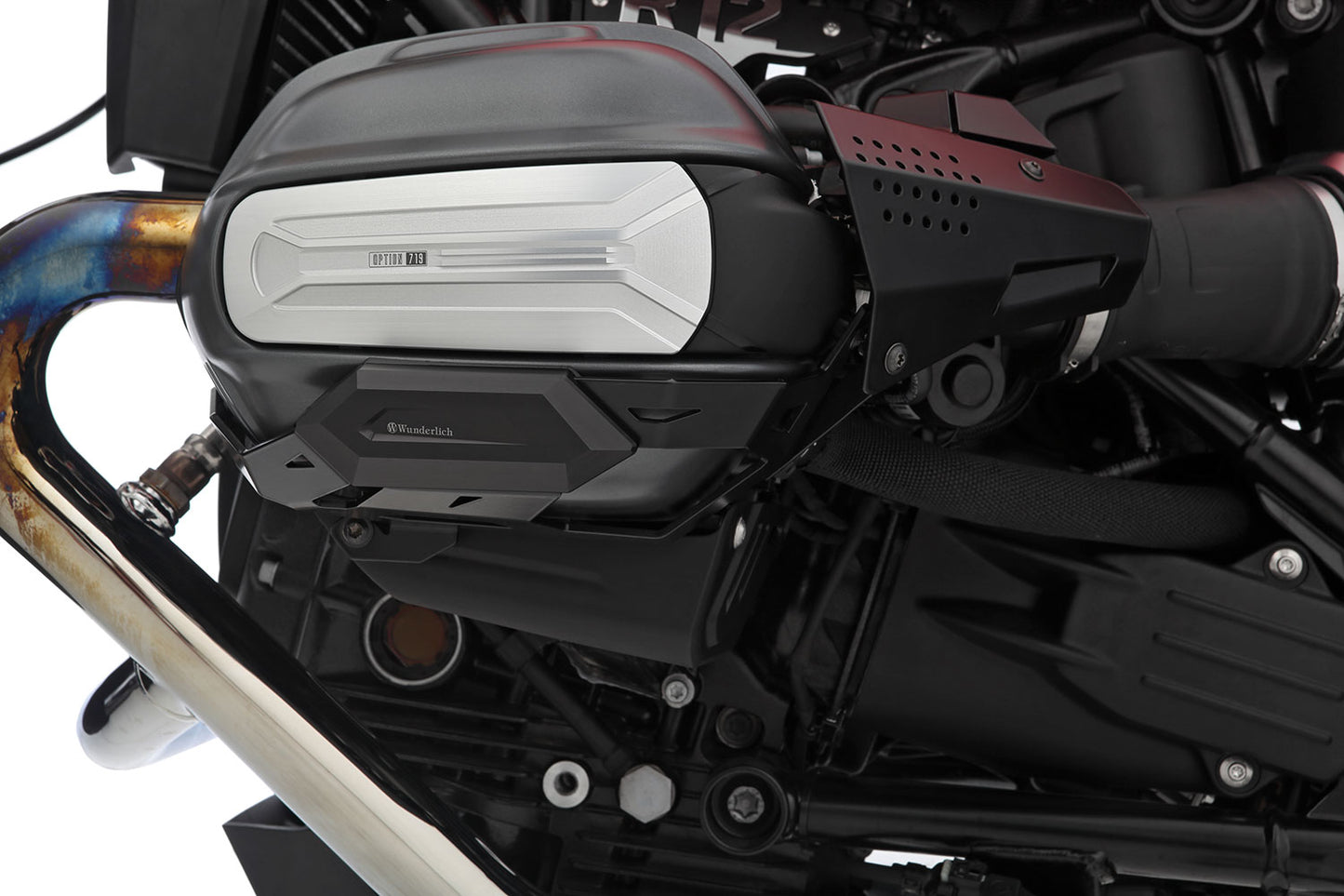fuel injection system cover R 12 nineT - black