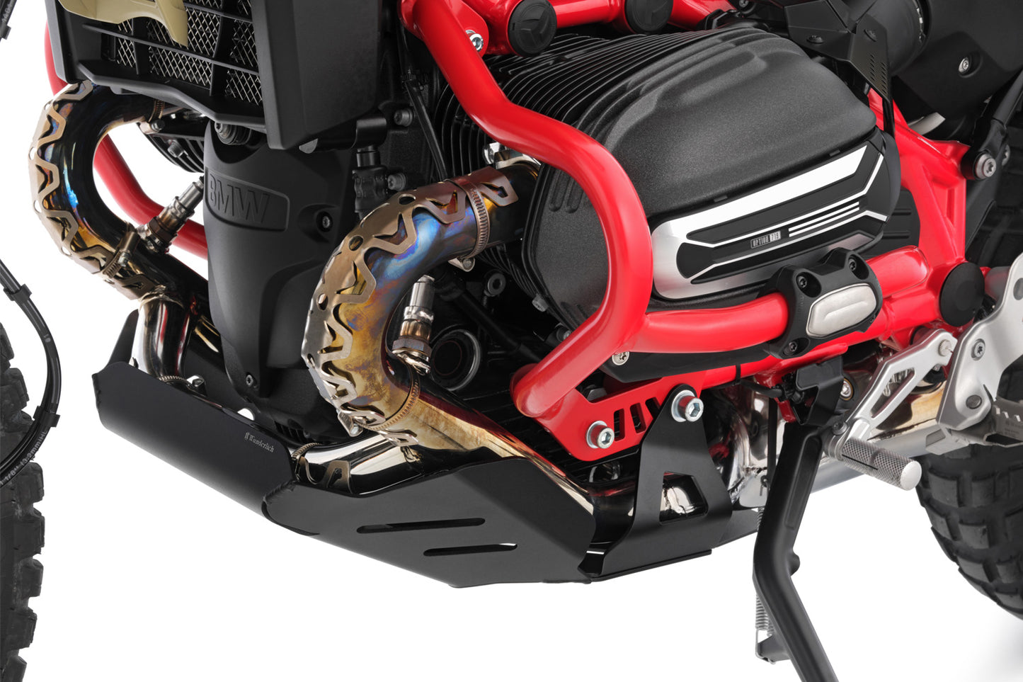 Mounting bracket for Wunderlich ULTIMATE engine protection R 12 G/S - black