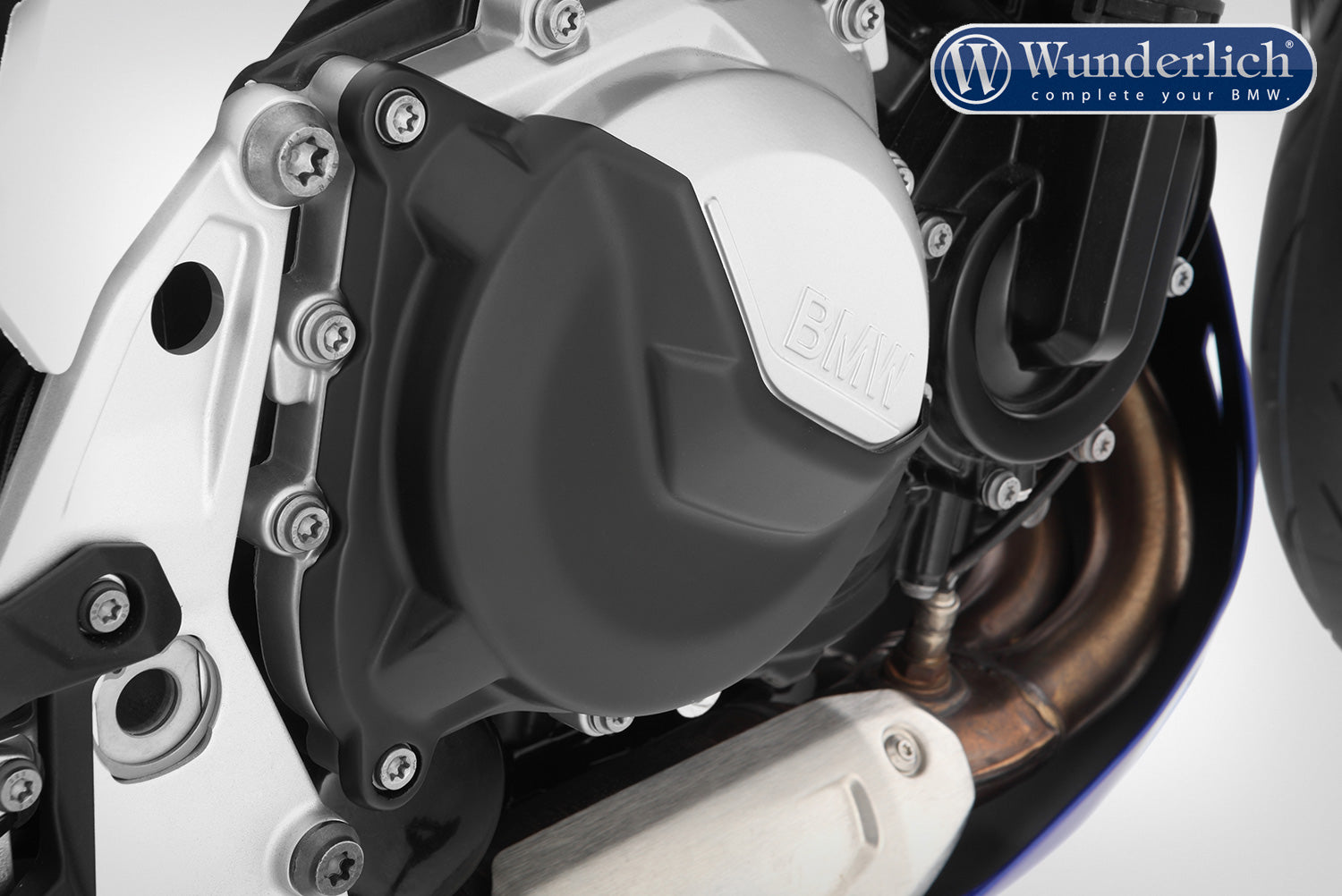 Wunderlich protective cover set for clutch and alternator cover - black F750 GS/ F850 GS