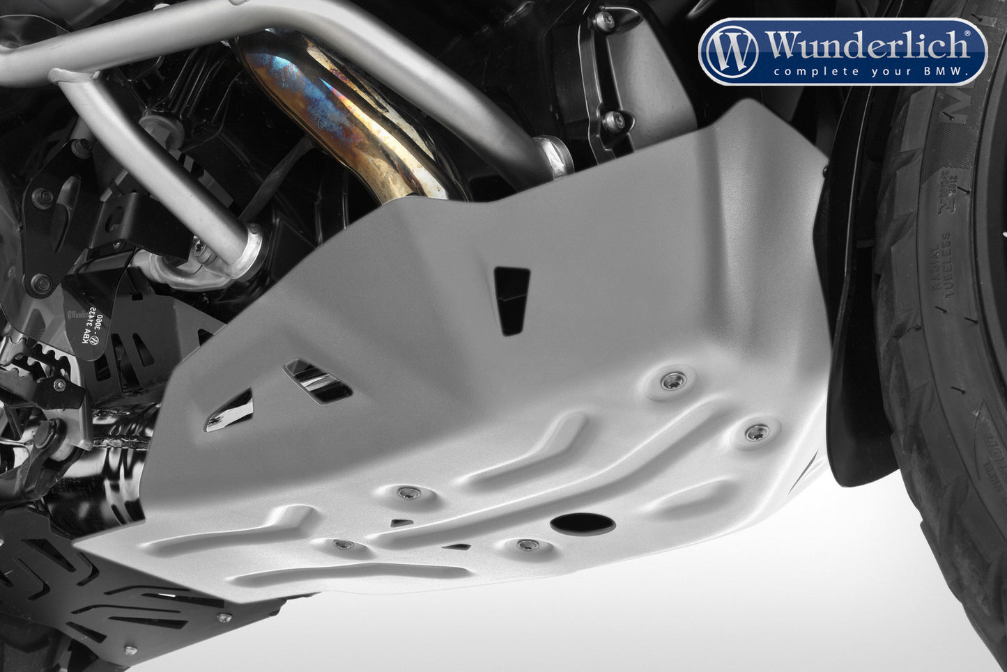 Wunderlich engine and manifold protection »EXTREME« - silver