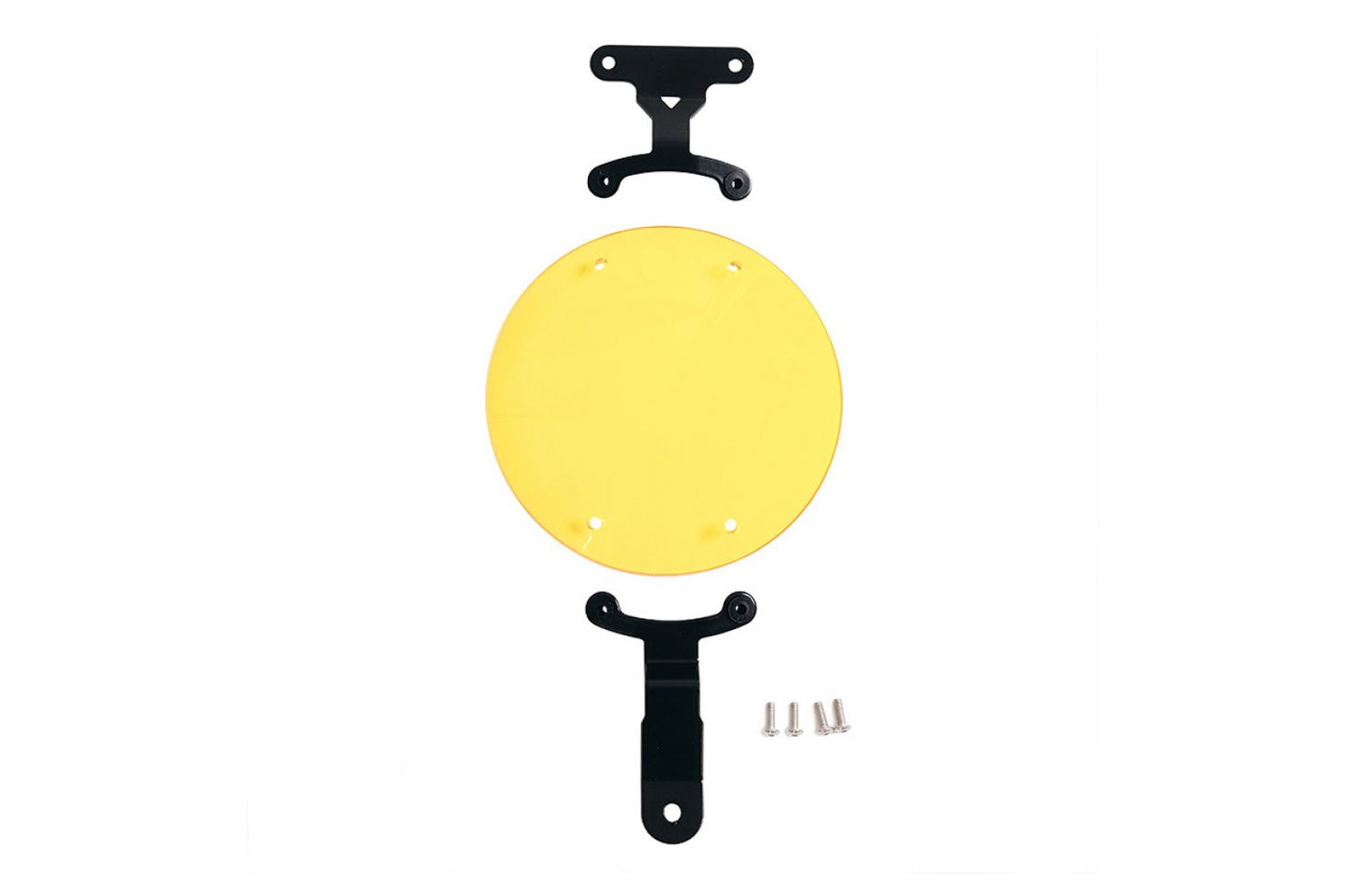 Enduro Headlight Protector for the Original Cockpit Fairing R 12 G/S Unit Garage - yellow