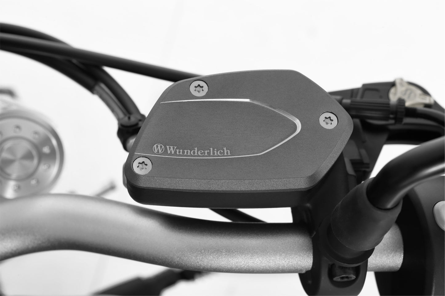 Clutch and brake reservoir cover set - titanium