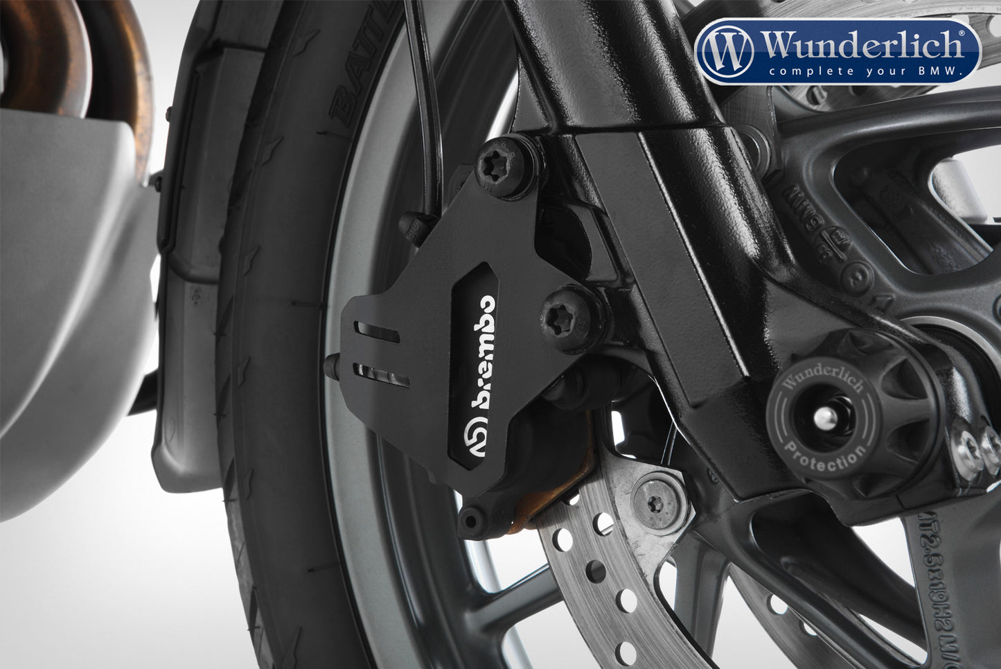 Wunderlich front brake caliper cover set - black