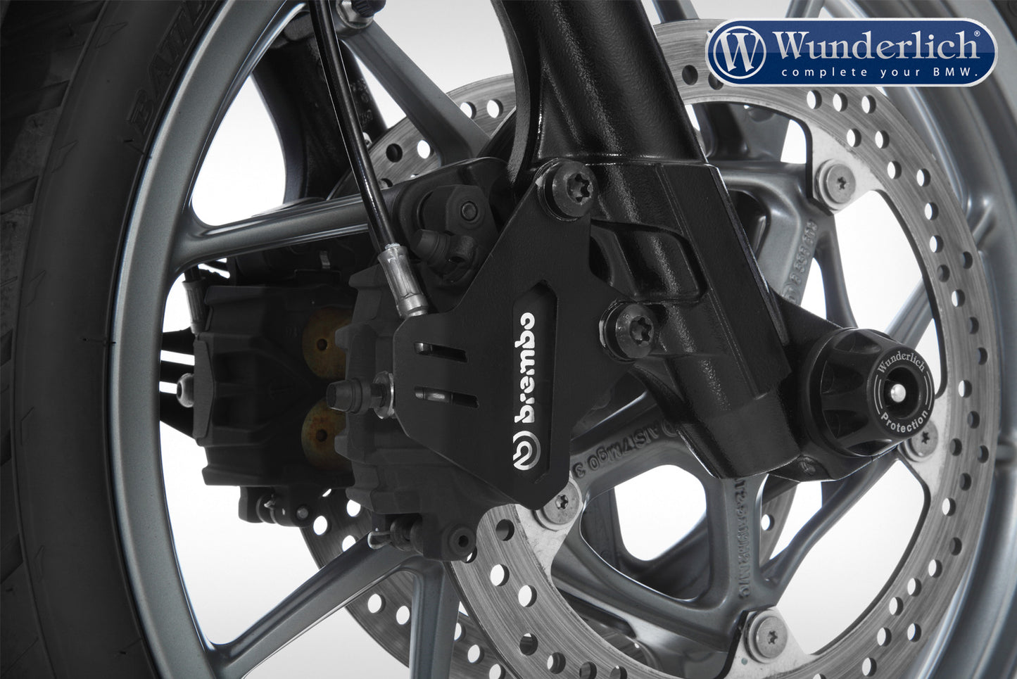 Wunderlich front brake caliper cover set - black