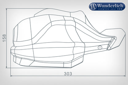 Wunderlich Hand guard extension ERGO - black