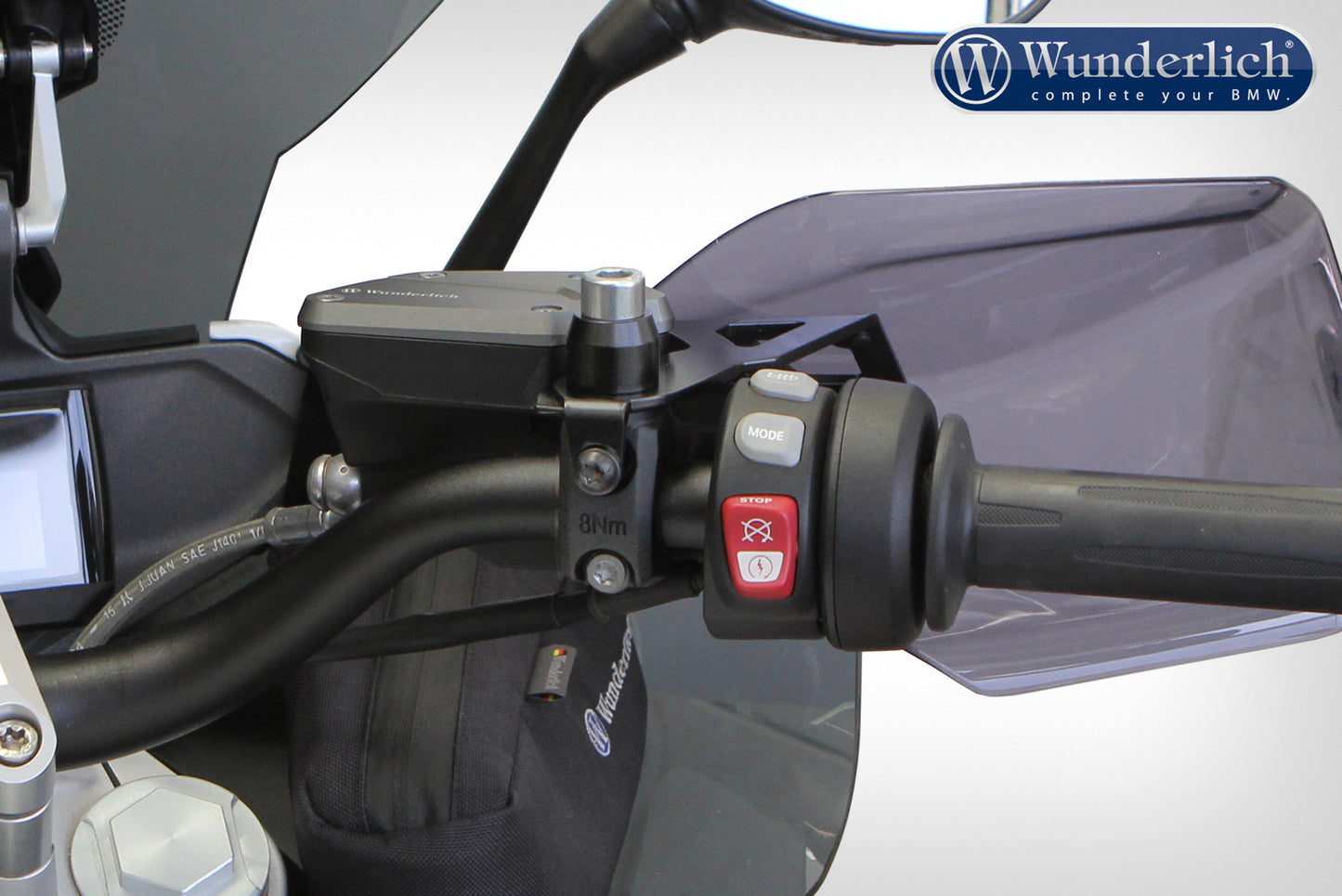 Wunderlich Hand guards mounting kit - black