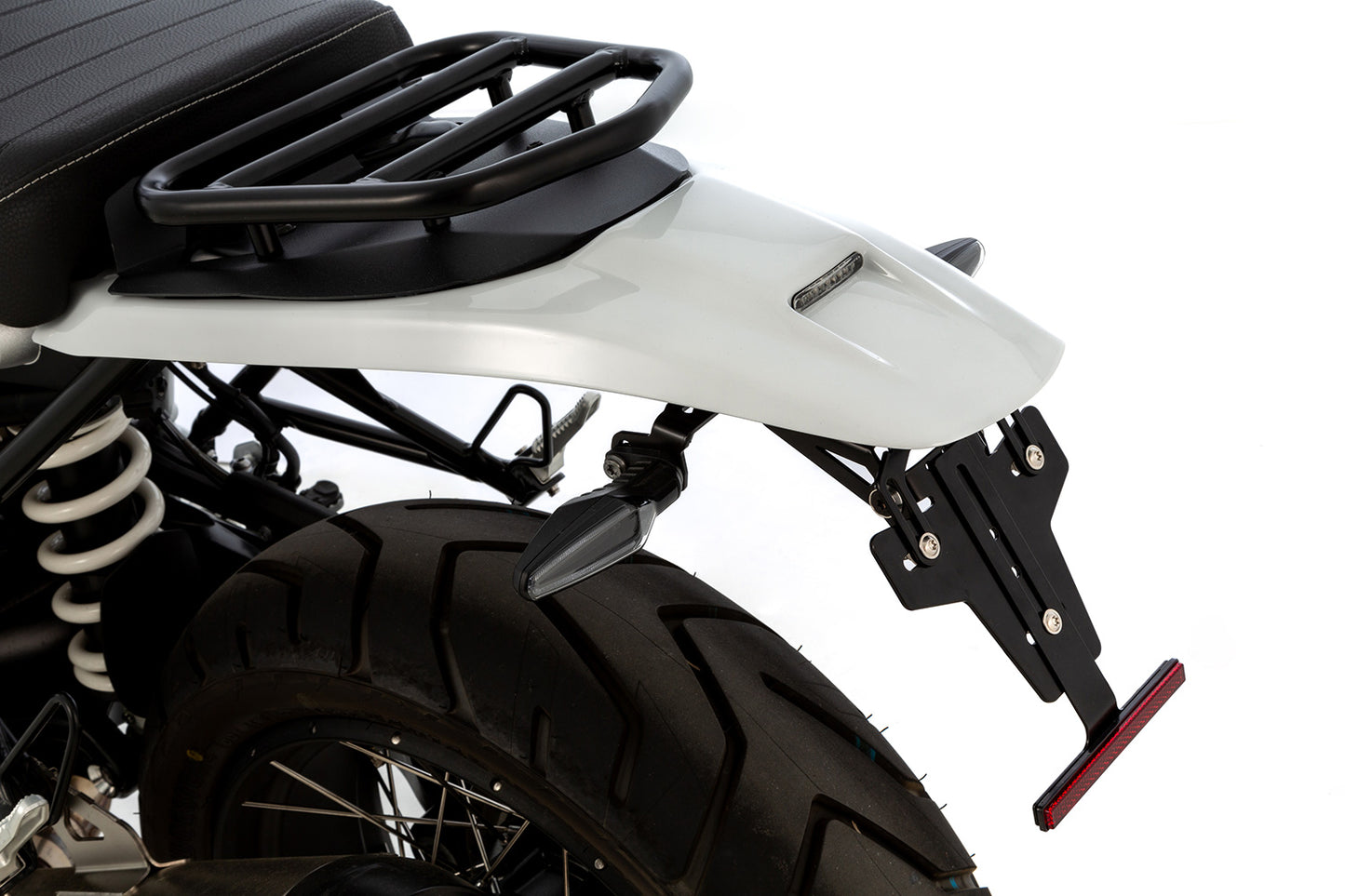 Enduro tail conversion with rear light - unpainted
