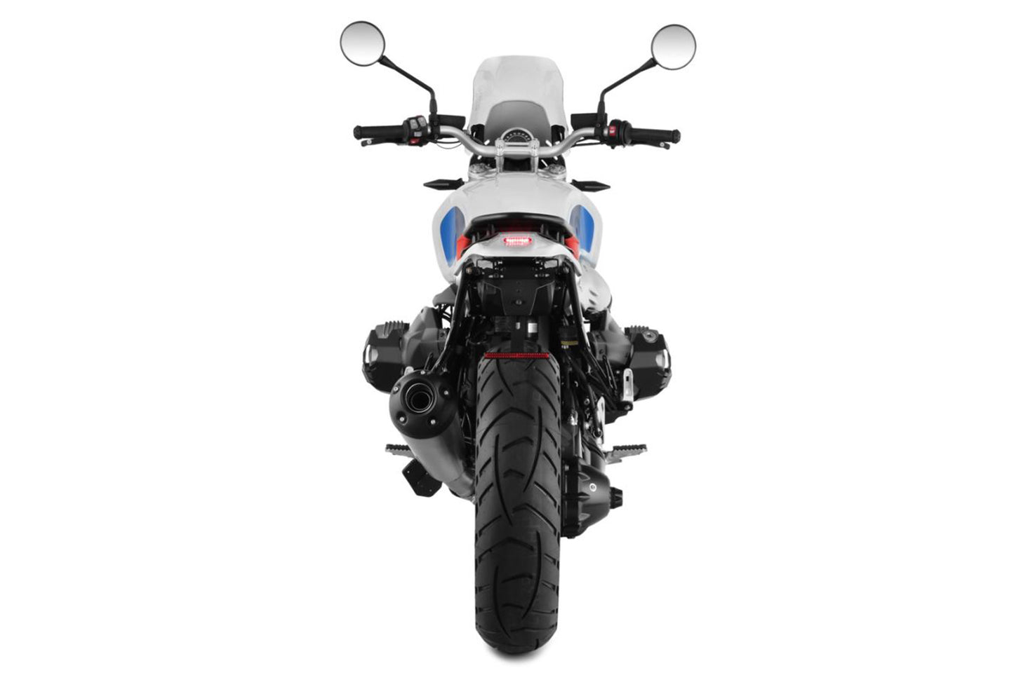 Enduro tail conversion with rear light - unpainted
