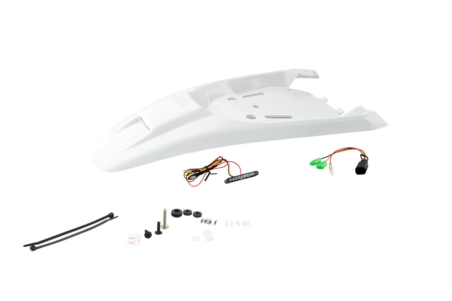 Enduro tail conversion with rear light - unpainted