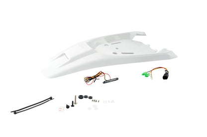 Enduro tail conversion with rear light - unpainted