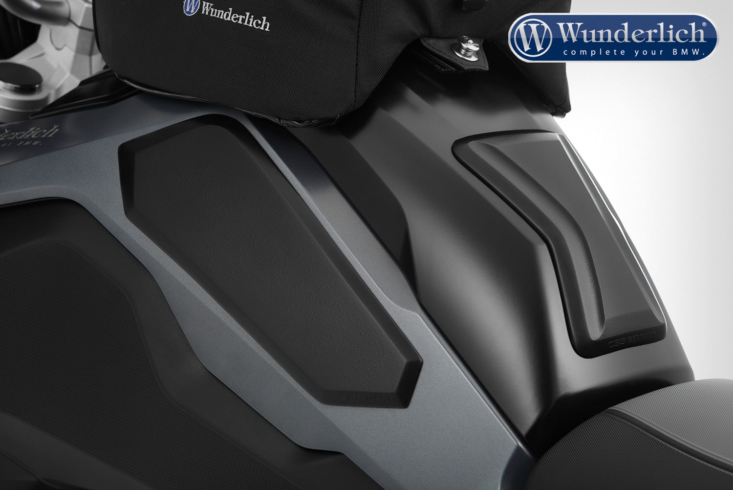 Wunderlich tank protection pad 3-piece - black