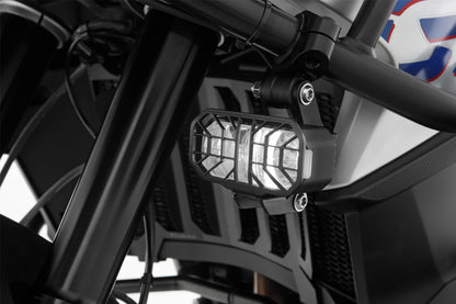 LED Auxillary headlight »MICROFLOOTER 3.0« - for protection bar mounting - black