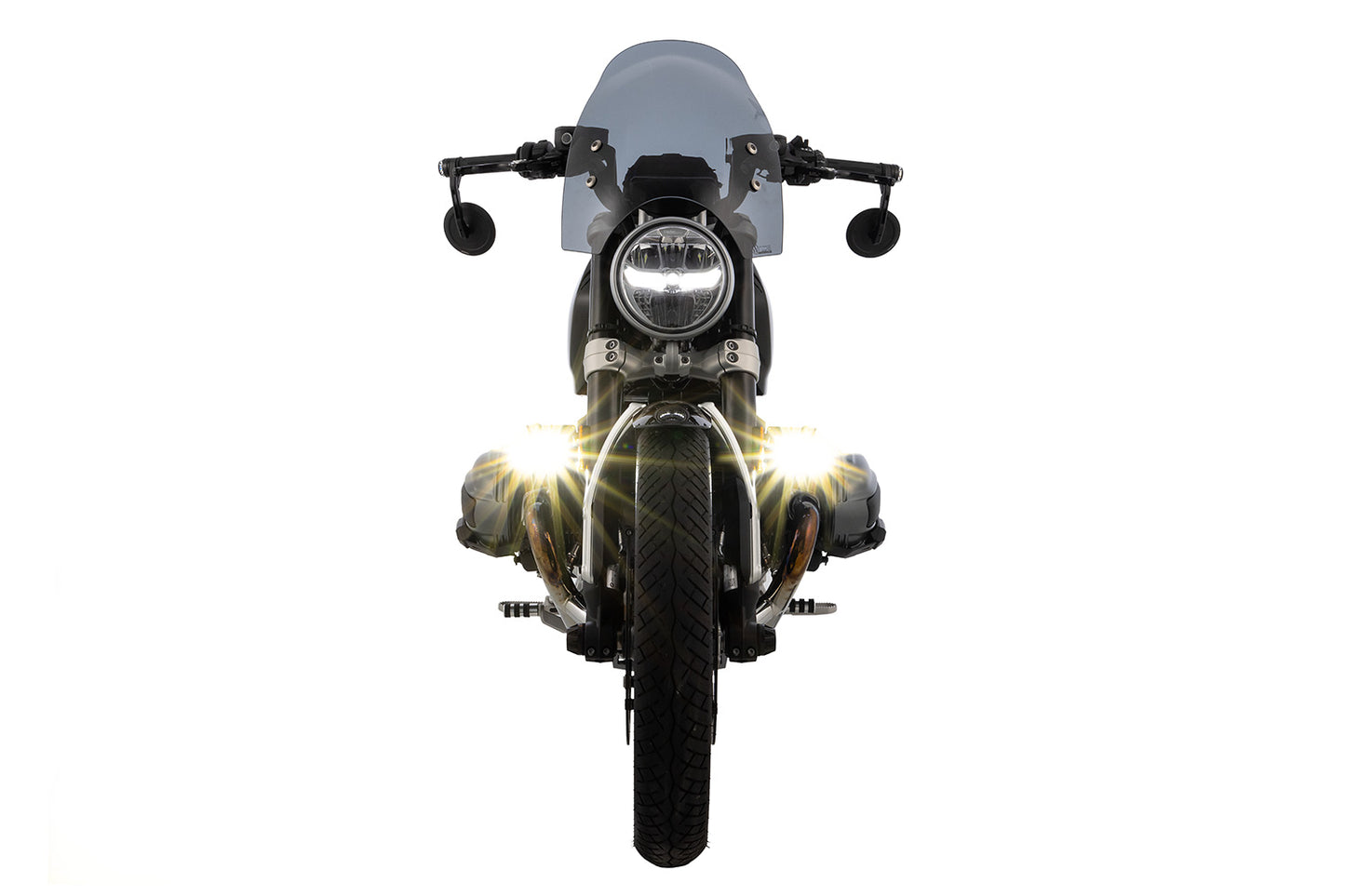 Wunderlich LED Auxiliary Lights MICROFLOOTER 3.0 R 12 - for vehicle mounting - black