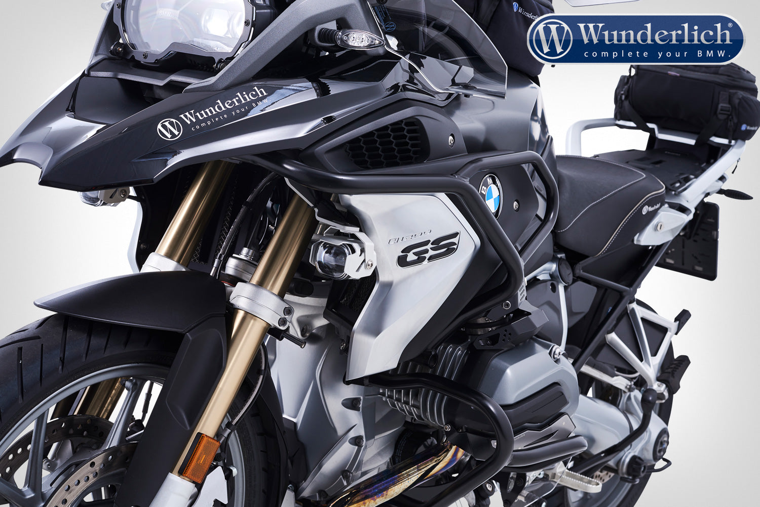Wunderlich LED auxiliary headlight MicroFlooter  silver