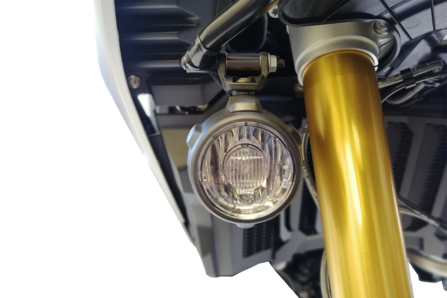 Fitting kit org. Auxiliary headlights for Wunderlich tank protection b