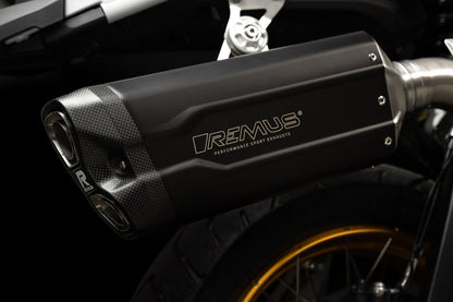 Slip on silencer F 900 GS REMUS 8 2.0 - black