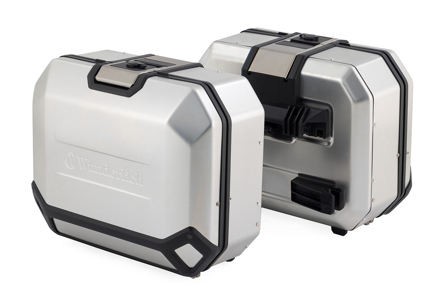 Wunderlich Suitcase Set X-CASE X36 Aluminium with programable lock - Set - silver