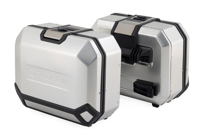 Wunderlich Suitcase Set X-CASE X36 Aluminium with programable lock - Set - silver