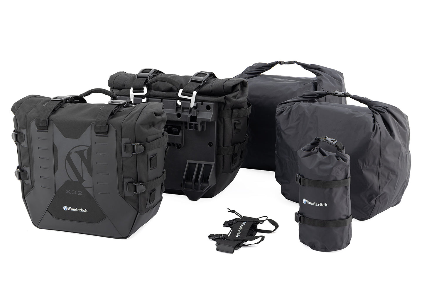 Wunderlich Side Bags X-BAGS X32 - Set - black